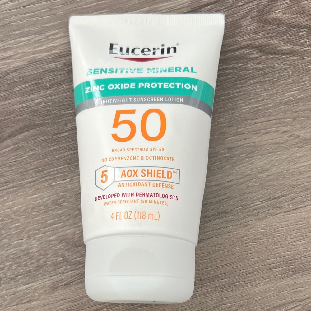 Eucerin Sensitive Mineral Sunscreen SPF 50